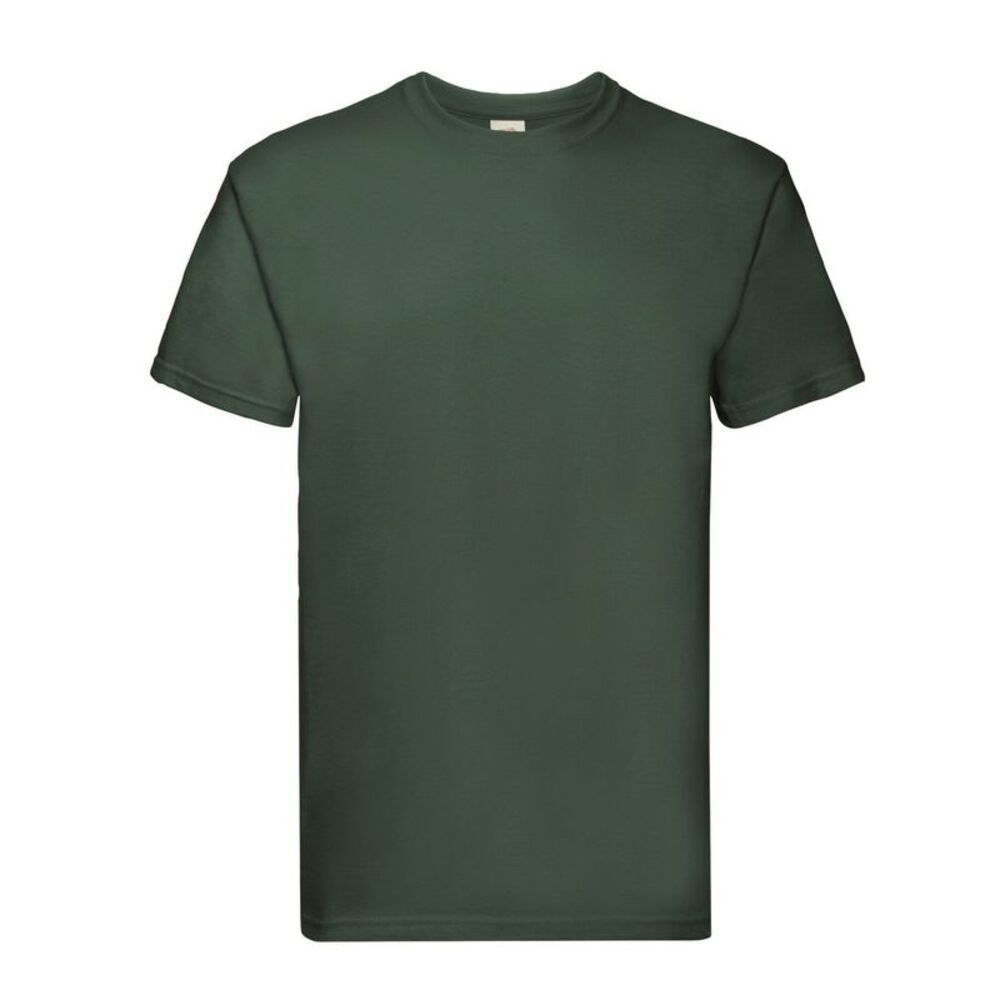 Fruit of the Loom Mens Super T-Shirt / Bottle Green